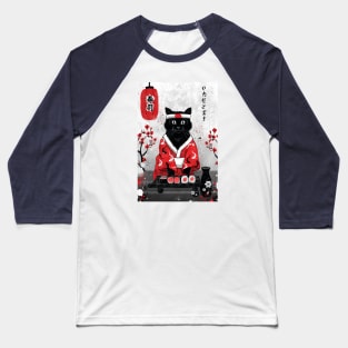 Sushi Cat Baseball T-Shirt